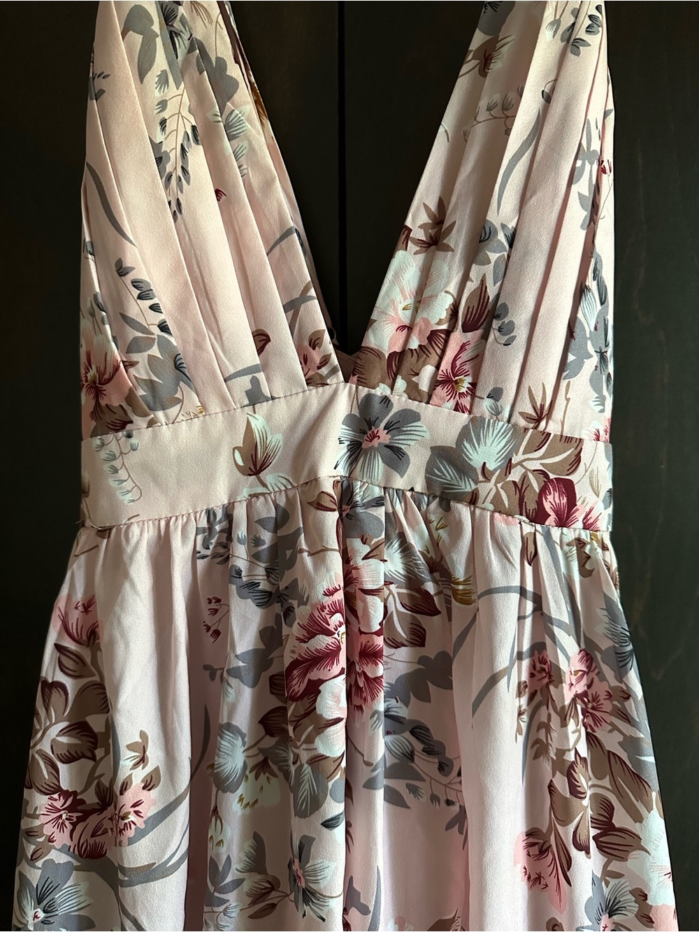 SHEIN Light Pink Floral Maxi Dress - Picture 6 of 10